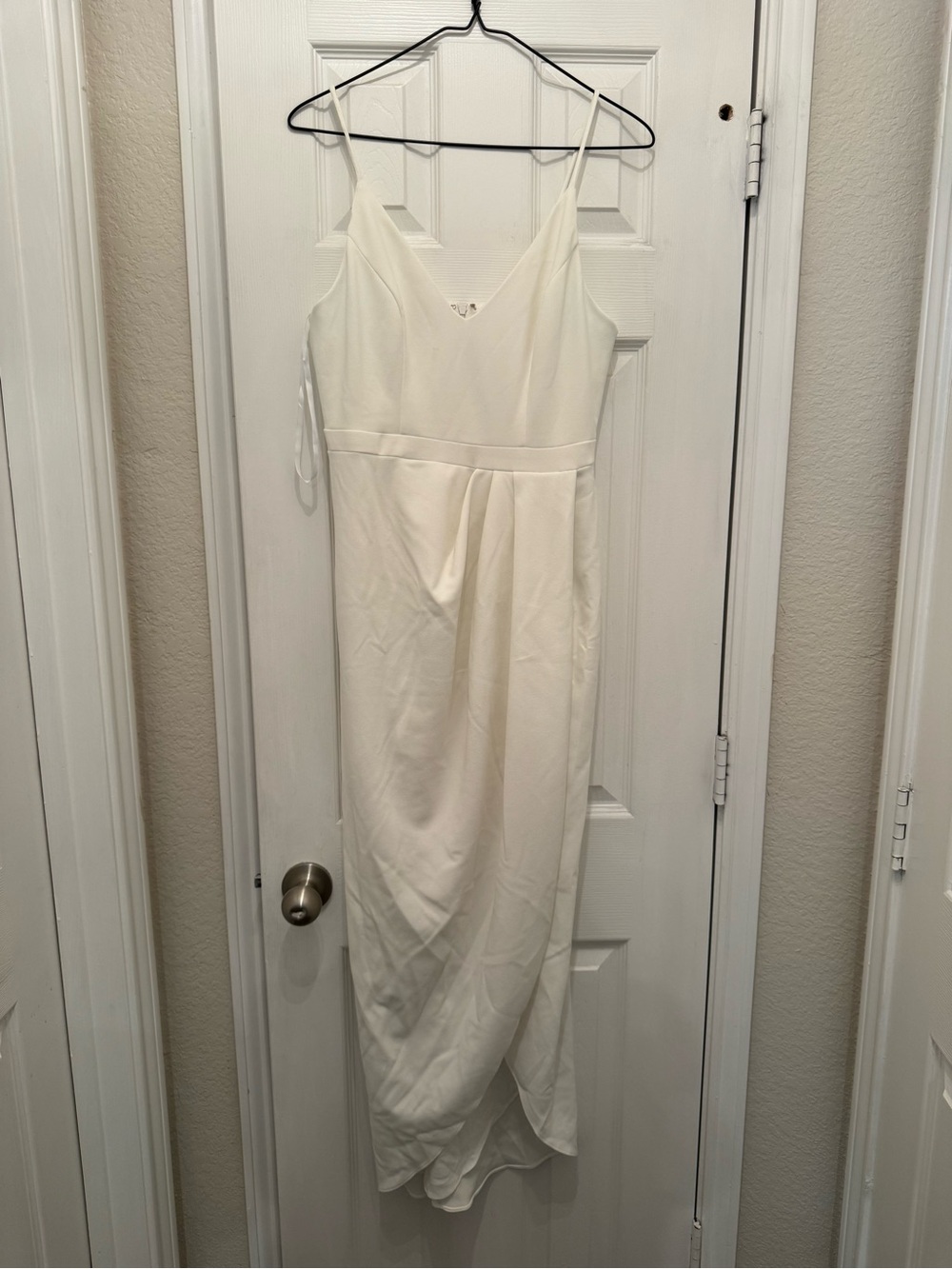 BHLDN Ivory Caron Midi Dress